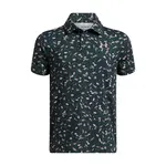 UA Playoff Printed Polo-BLU