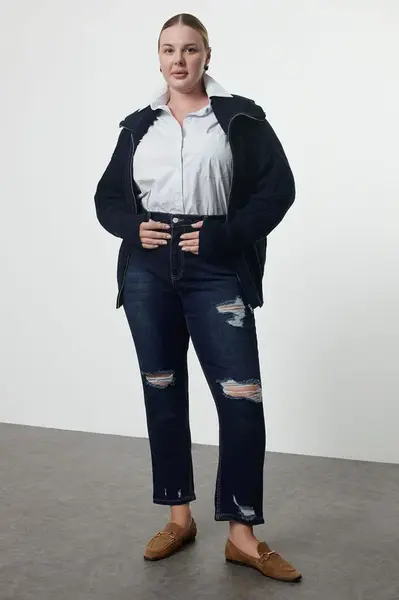 Trendyol Curve Navy blue