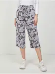 Fialovo-černé vzorované culottes ONLY Nova - Dámské