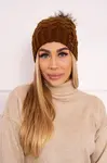 Kesi Fleecová čepice Daria K217 světle hnědá