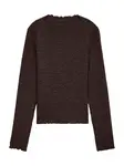 VERO MODA Tričko 'VMZia'  čokoládová