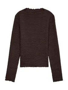 VERO MODA Tričko 'VMZia'  čokoládová