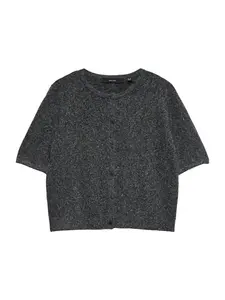VERO MODA Kardigán 'VMDOFFY'  tmavosivá