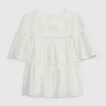 GAP Dětský volánkový top - Holky