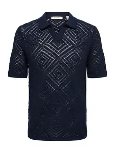 Only & Sons Sveter 'ONSKOLMAR'  námornícka modrá