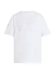 ADIDAS PERFORMANCE Funkčné tričko 'ESS'  sivá / biela