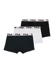 FILA Nohavičky  jasne červená / čierna / biela / šedobiela