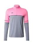 UNDER ARMOUR Funkčné tričko 'Challenger'  striebornosivá / ružová / čierna