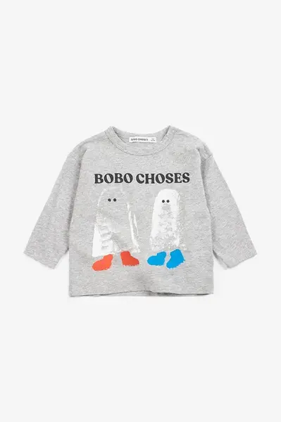 Bobo Choses  tričko s dlouhým rukávem dětské bavlněné Booty Ghosts
