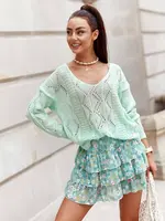 Green sweater Yups cwd0457. R26