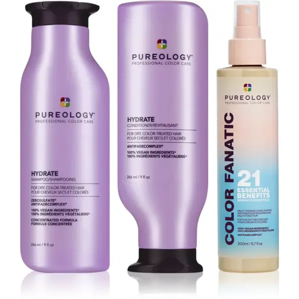 Pureology Hydrate full routine sada pro hydrataci a lesk pro všechny typy vlasů