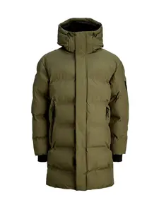 JACK & JONES Zimná parka 'Fusion'  zelená