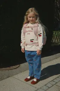 Konges Sløjd  regular fit džíny dětské MAGOT FRILL PANTS GOTS