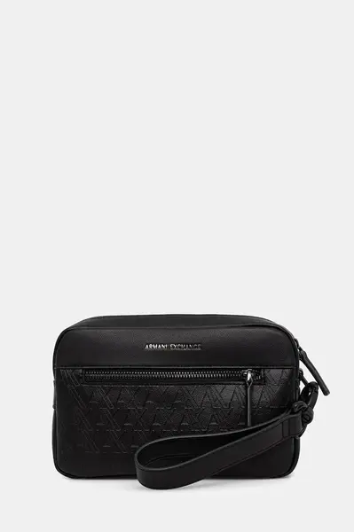 Armani Exchange taštička pánská z imitace kůže