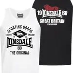 Pánská tílka Lonsdale 113976-Black/White