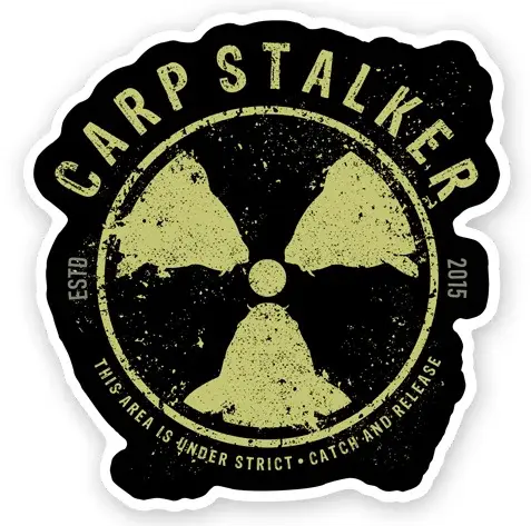 4anglersdesign samolepka 96 carp stalker