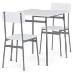 Jedálenský set Autronic Biela MDF AUT-O2122 WT