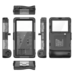 Shellbox IP68 Potápěčské vodotěsné pouzdro pro telefon, 15M/50ft, černé