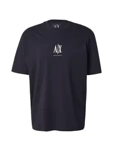 ARMANI EXCHANGE Tričko  tmavomodrá / biela