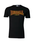 LONSDALE Tričko 'Classic'  žltá / tmavočervená / čierna