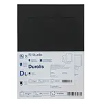 Černý karton Duralis 370g 30x40cm, 10 listů
