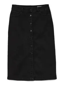 VERO MODA Sukňa 'VMNatty'  čierny denim