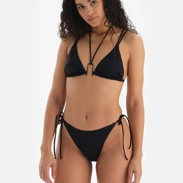 Dagi Black Spaghetti Bikiny Bottom