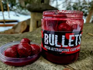 G.b.u. dipované boilies bullets strawberry punk 200 g - 24 mm