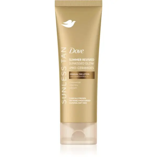 Dove Sunless Tan samoopalovací mléko odstín Fair 200 ml