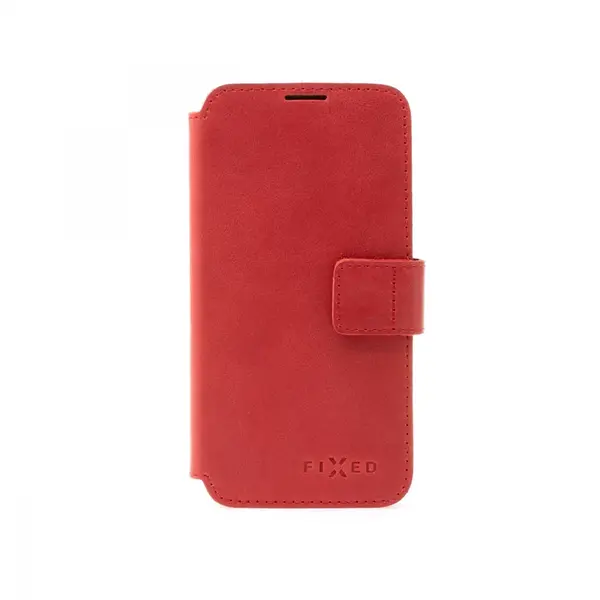 Kožené pouzdro typu kniha FIXED ProFit pro Apple iPhone 12/12 Pro, červená