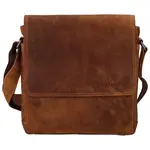 Pánská kožená crossbody Olivier Green Wood, koňaková