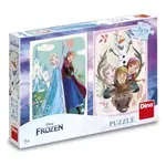 Puzzle Frozen: Anna a Elsa 2x77 dielikov
