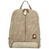 Trendy dámský koženkový batoh Timotheus, béžový