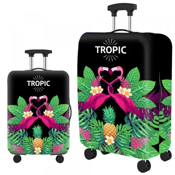 Obal na kufr Travel Tropic velikost L, černý