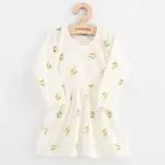 Dojčenské šaty z organickej bavlny s dlhým rukávom New Baby Olivy 56 (0-3m)