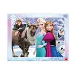 Puzzle Frozen: Na prechádzke 40 dielikov, doskové