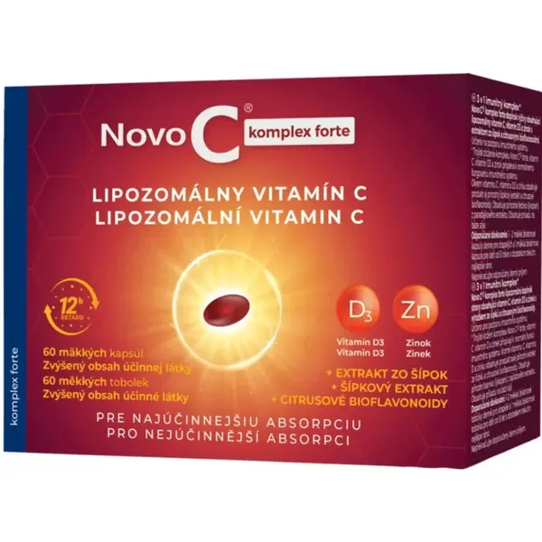 Novo C komplex forte Lipozomální vitamín C 60 tobolek