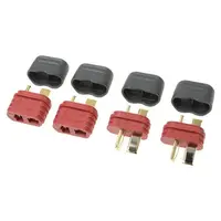 Konektor pozlátený Deans s krytom (2 páry)