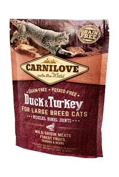 Carnilove Cat Lb duck&turkey muscles,bones,joints 400g