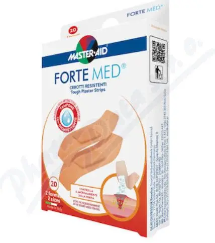 Forte MED Náplasti pevné voděodolné 20ks 2 velikosti