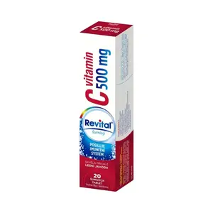 Revital C Vitamin 500mg Jahoda Tbl.eff.20