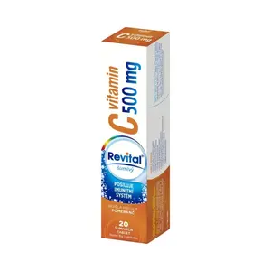 Revital Vitamin C 500 mg pomeranč 20 šumivých tablet