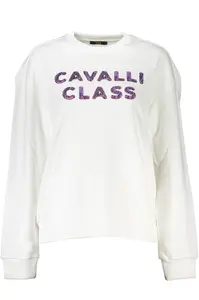 Bílá mikina Cavalli Class