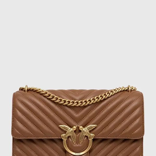 Kožená kabelka Pinko