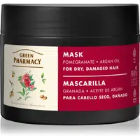 Green Pharmacy Argan Oil & Pomegranate Care Mask pečující maska pro poškozené vlasy 300 ml