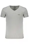 ERONAUTICA MILITARE MEN'S GRAY SHORT SLEEVE T-SHIRT