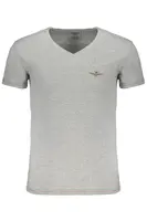 Pánské šedé tričko s krátkým rukávem