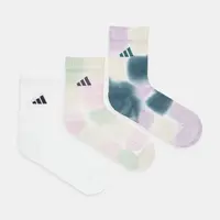Ponožky adidas Tie Dye 3-pack bílá barva, JV8487