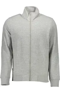 Pánská mikina na zip Superdry šedá