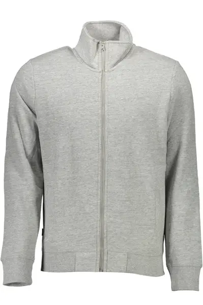 Pánská mikina na zip Superdry šedá
